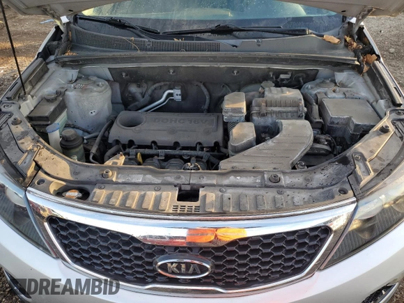 2011 Kia Sorento LX with VIN 5XYKT3A17BG089443, listed as a Copart auction lot 80092684 with 195,916 mi miles and Salvage Title. Bid and sale history available at carsss.com. Image 12.