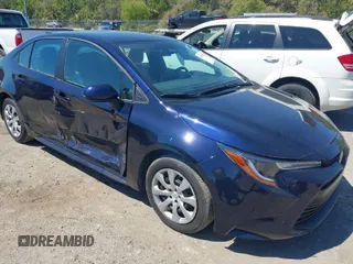 2024 Toyota Corolla LE with VIN 5YFB4MDE6RP092163, listed as a IAAI auction lot 41895442 with 19,345 mi miles. Bid and sale history available at carsss.com. Image 1.