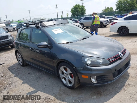 2010 Volkswagen GTI with VIN WVWGD7AJ7AW426558, listed as a IAAI auction lot 42443392 with 163,849 mi miles and . Bid and sale history available at DreamBid. Image 1.