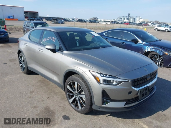 2021 Polestar 2 Launch Edition z VIN LPSED3KA2ML006199, wystawiony jako IAAI lot #42107287 z przebiegiem 27 337 mil mil oraz . Historia ofert i sprzedaży dostępna na DreamBid. Obrazek 1.