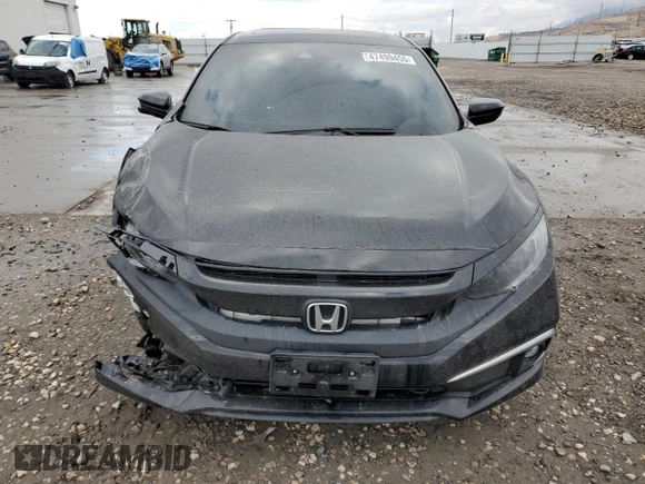 2021 Honda Civic Sedan EX with VIN 19XFC1F3XME001792, listed as a Copart auction lot 47499455 with 55,902 mi miles and Salvage Title. Bid and sale history available at carsss.com. Image 5.