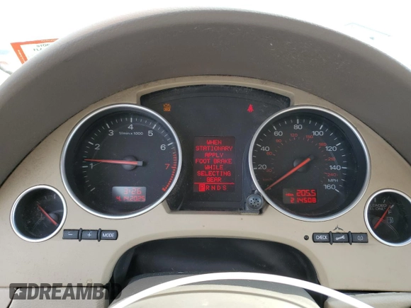 2005 Audi A4 1.8T with VIN WAUAC48H85K009616, listed as a Copart auction lot 53157905 with 214,508 mi miles and Salvage Title. Bid and sale history available at carsss.com. Image 9.