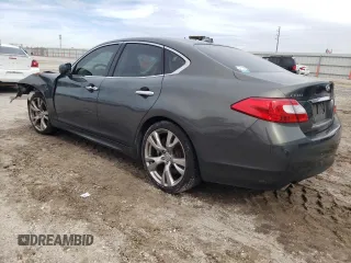 2012 Infiniti M37 with VIN JN1BY1AP1CM334623, listed as a Copart auction lot 88463105 with 132,241 mi miles and Salvage Title. Bid and sale history available at carsss.com. Image 2.