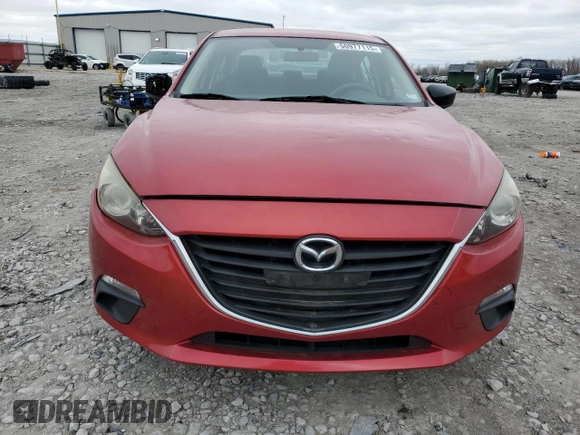 2014 Mazda 3 i SV with VIN JM1BM1T74E1148567, listed as a Copart auction lot 50977115 with 85,792 mi miles and Salvage Title. Bid and sale history available at DreamBid. Image 5.