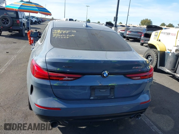 2020 BMW 2 Series 228i xDrive with VIN WBA73AK01L7F74692, listed as a IAAI auction lot 41424740 with 54,175 mi miles and . Bid and sale history available at DreamBid. Image 16.