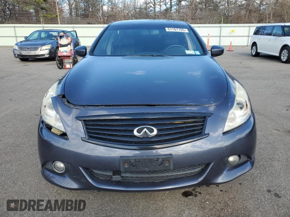 2013 Infiniti G37 x with VIN JN1CV6AR9DM759939, listed as a Copart auction lot 51767705 with Not Provided miles and Salvage Title. Bid and sale history available at carsss.com. Image 5.