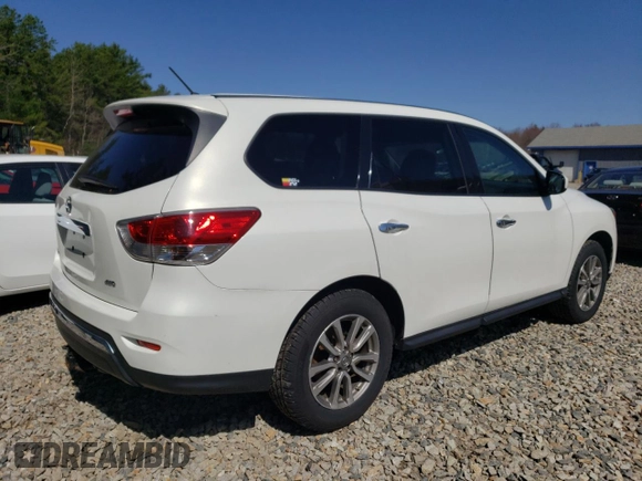 2014 Nissan Pathfinder Platinum with VIN 5N1AR2MM7EC703518, listed as a Copart auction lot 54500885 with 81,229 mi miles and Clean Title. Bid and sale history available at carsss.com. Image 3.