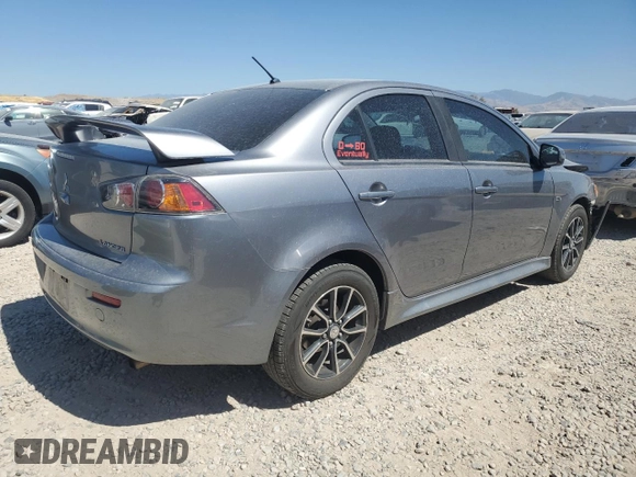 2017 Mitsubishi Lancer ES with VIN JA32U2FU2HU001172, listed as a Copart auction lot 69056794 with 124,450 mi miles and Salvage Title. Bid and sale history available at carsss.com. Image 3.