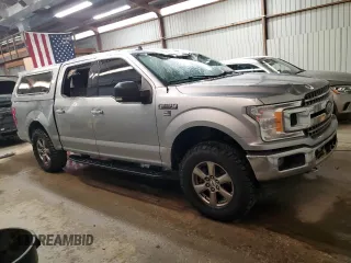 2020 Ford F-150 XL with VIN 1FTEW1E57LKF44499, listed as a Copart auction lot 60336735 with 156,745 mi miles and Salvage title. Bid and sale history available at DreamBid. Image 4.
