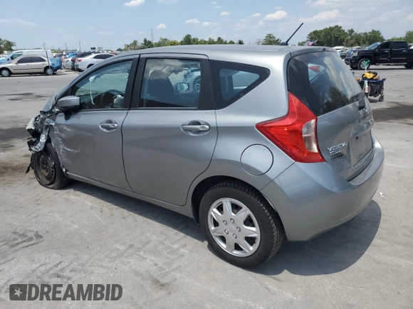 2015 Nissan Note S with VIN 3N1CE2CP1FL412784, listed as a Copart auction lot 57914145 with 89,448 mi miles and Salvage title. Bid and sale history available at DreamBid. Image 2.