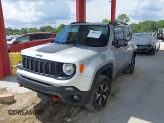 2021 Jeep Renegade Trailhawk with VIN ZACNJDC17MPN27500, listed as a IAAI auction lot 42206678 with 114,258 mi miles and . Bid and sale history available at DreamBid. Image 17.