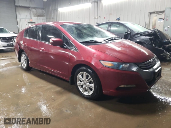 2010 Honda Insight EX with VIN JHMZE2H73AS026375, listed as a Copart auction lot 88539225 with 139,124 mi miles and Salvage Title. Bid and sale history available at DreamBid. Image 4.