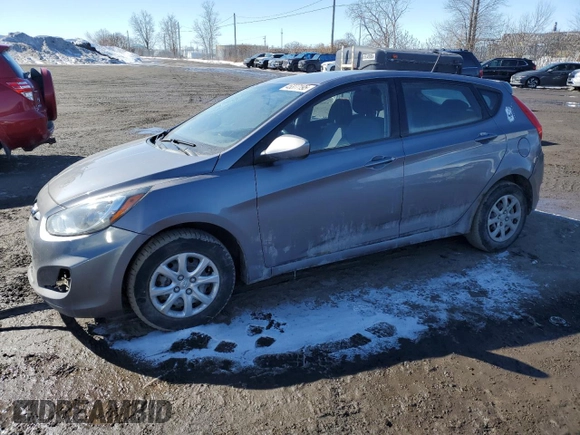 2014 Hyundai Accent GS with VIN KMHCT5AE3EU169436, listed as a Copart auction lot 45377195 with 177,435 mi miles and Salvage Title. Bid and sale history available at carsss.com. Image 1.