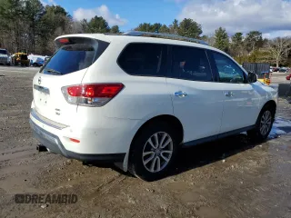 2015 Nissan Pathfinder Platinum z VIN 5N1AR2MM7FC714374, wystawiony jako Copart lot #41472025 z przebiegiem 114 027 mil mil oraz Szkoda całkowita • Salvage title. Historia ofert i sprzedaży dostępna na DreamBid. Obrazek 3.