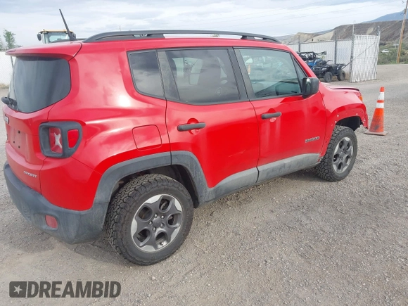 2017 Jeep Renegade Sport с VIN ZACCJBAB9HPF23495, выставлен на аукционе IAAI как лот 42395971 с пробегом 117 756 миль миль и . История ставок и продаж доступна на DreamBid. Изображение 4.