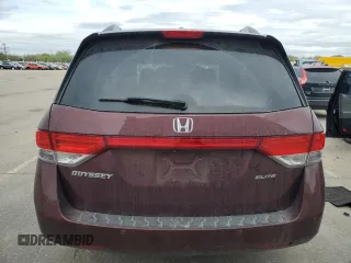 2016 Honda Odyssey Touring Elite with VIN 5FNRL5H96GB125546, listed as a Copart auction lot 54954165 with 101,479 mi miles and Salvage Title. Bid and sale history available at DreamBid. Image 6.