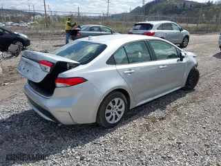 2020 Toyota Corolla LE with VIN JTDEPRAE2LJ013055, listed as a IAAI auction lot 41937419 with 9,683 mi miles. Bid and sale history available at carsss.com. Image 4.