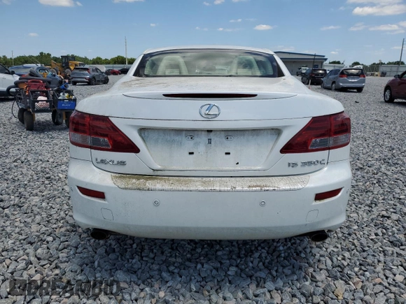 2010 Lexus IS with VIN JTHFE2C29A2504653, listed as a Copart auction lot 53067815 with Not Provided miles and Salvage Title. Bid and sale history available at carsss.com. Image 6.