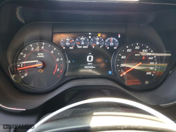 2020 Chevrolet Camaro 1SS with VIN 1G1FE1R78L0125178, listed as a Copart auction lot 62211304 with 45,348 mi miles and Salvage Title. Bid and sale history available at carsss.com. Image 9.
