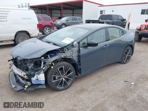 2024 Toyota Prius LE with VIN JTDACAAU8R3028529, listed as a IAAI auction lot 42079826 with 7,849 mi miles and . Bid and sale history available at DreamBid. Image 22.