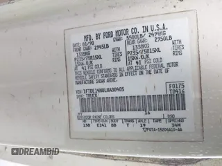 1990 Ford Econoline Cargo with VIN 1FTDE14N0LHA80405, listed as a IAAI auction lot 41824747 with 91,278 mi miles and . Bid and sale history available at DreamBid. Image 9.