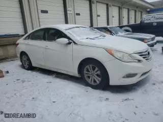 2013 Hyundai Sonata GLS with VIN 5NPEB4AC8DH511111, listed as a Copart auction lot 46241275 with 124,868 mi miles and Salvage Title. Bid and sale history available at carsss.com. Image 4.