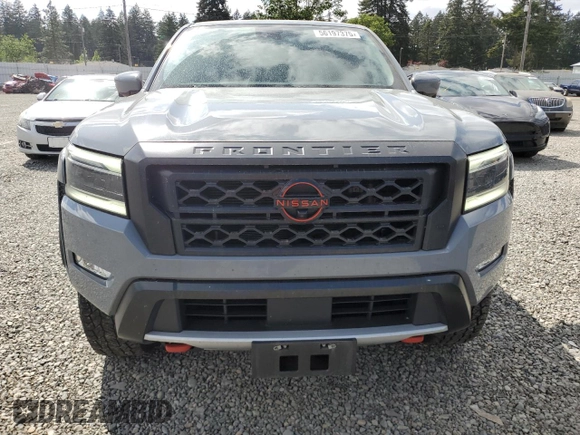 2023 Nissan Frontier SV with VIN 1N6ED1EKXPN610735, listed as a Copart auction lot 56197375 with 55,005 mi miles and Salvage title. Bid and sale history available at DreamBid. Image 5.