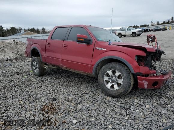 2013 Ford F-150 XL with VIN 1FTFW1EF8DFC82824, listed as a Copart auction lot 50132975 with Not Provided miles and Salvage Title. Bid and sale history available at DreamBid. Image 4.