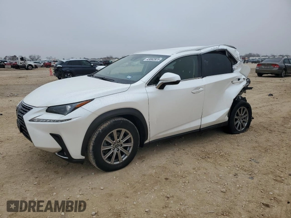 2020 Lexus NX 300 with VIN JTJAARBZ1L2176885, listed as a Copart auction lot 43062925 with 81,627 mi miles and Salvage title. Bid and sale history available at DreamBid. Image 1.