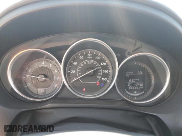 2015 Mazda 6 i Sport with VIN JM1GJ1U62F1167852, listed as a Copart auction lot 52406185 with 130,080 mi miles and Salvage Title. Bid and sale history available at DreamBid. Image 9.