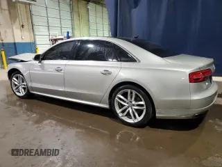 2017 Audi A8 Sport with VIN WAU43AFD5HN017798, listed as a Copart auction lot 41431545 with 128,975 mi miles and Clean title. Bid and sale history available at DreamBid. Image 2.