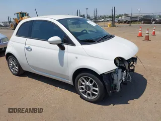 2015 FIAT 500 Pop with VIN 3C3CFFAR2FT555530, listed as a IAAI auction lot 42721530 with 148,705 mi miles and . Bid and sale history available at DreamBid. Image 1.