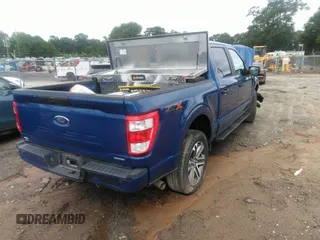 2022 Ford F-150 XL with VIN 1FTEW1EP3NKD77904, listed as a IAAI auction lot 42248838 with 88,961 mi miles and . Bid and sale history available at DreamBid. Image 4.