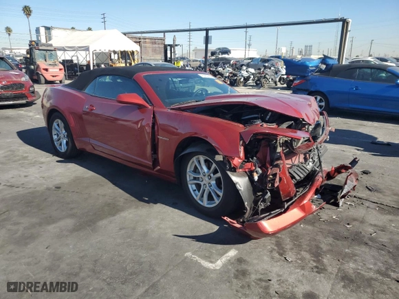 2014 Chevrolet Camaro LT with VIN 2G1FB3D32E9270363, listed as a Copart auction lot 41483285 with 0 mi miles and Salvage Title. Bid and sale history available at carsss.com. Image 4.