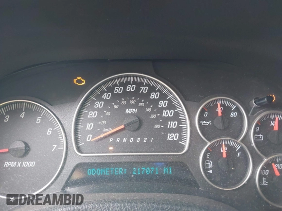 2008 GMC Envoy Denali with VIN 1GKES63M182191403, listed as a IAAI auction lot 41499601 with 217,071 mi miles. Bid and sale history available at carsss.com. Image 7.