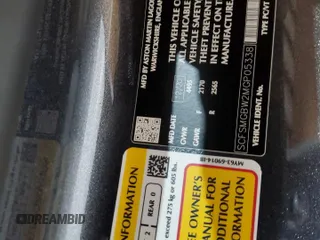 2021 Aston Martin Vantage z VIN SCFSMGBW2MGP05338, wystawiony jako Copart lot #80123274 z przebiegiem Nie podano mil oraz Szkody całkowita. Historia ofert i sprzedaży dostępna na DreamBid. Obrazek 15.