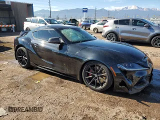 2024 Toyota GR Supra 3.0 with VIN WZ1DB0G06RW067831, listed as a Copart auction lot 78931264 with 0 mi miles and Salvage Title. Bid and sale history available at carsss.com. Image 4.