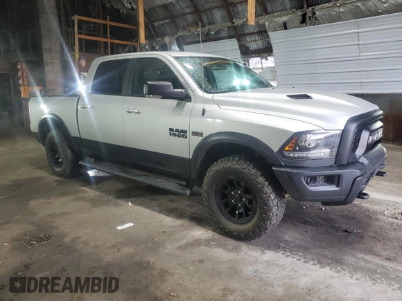 2018 Ram 1500 Rebel with VIN 1C6RR7YT0JS205481, listed as a Copart auction lot 85104534 with 77,300 mi miles and Salvage Title. Bid and sale history available at carsss.com. Image 4.