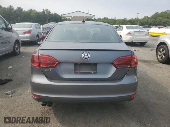 2014 Volkswagen Jetta GLI with VIN 3VW4T7AJ3EM352712, listed as a Copart auction lot 59582825 with 145,765 mi miles and Salvage title. Bid and sale history available at DreamBid. Image 6.