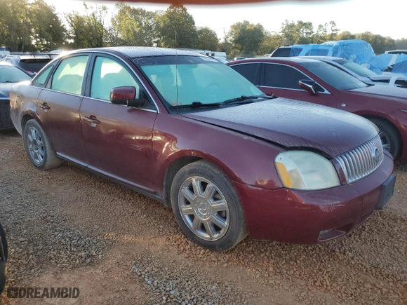 2007 Mercury Montego with VIN 1MEHM401X7G605196, listed as a Copart auction lot 76863844 with 0 mi miles and Salvage Title. Bid and sale history available at carsss.com. Image 4.