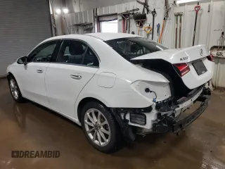 2020 Mercedes-Benz A 220 with VIN WDD3G4FB9LW038522, listed as a Copart auction lot 43307274 with 27,161 mi miles and Salvage Title. Bid and sale history available at DreamBid. Image 2.