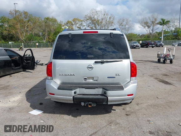 2011 Nissan Armada SV with VIN 5N1BA0ND4BN614763, listed as a IAAI auction lot 41590417 with 154,860 mi miles and . Bid and sale history available at DreamBid. Image 16.