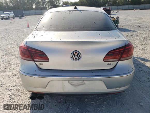 2014 Volkswagen CC Lux with VIN WVWRN7AN5EE528624, listed as a Copart auction lot 75838964 with 0 mi miles and Salvage Title. Bid and sale history available at carsss.com. Image 6.