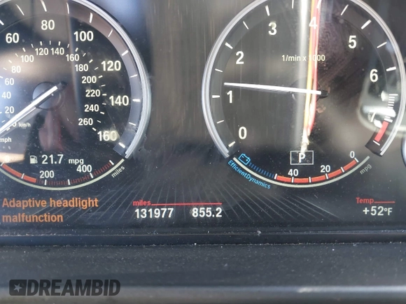 2014 BMW 5 Series 535i with VIN WBA5B1C5XED474998, listed as a IAAI auction lot 41324441 with 131,977 mi miles and . Bid and sale history available at DreamBid. Image 7.
