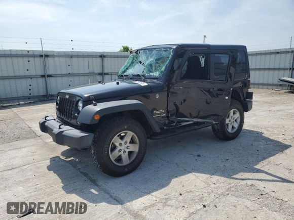 2018 Jeep Wrangler Willys Wheeler W с VIN 1C4AJWAG7JL860204, выставлен на аукционе Copart как лот 60683605 с пробегом 59 606 миль миль и Списание • Salvage title. История ставок и продаж доступна на DreamBid. Изображение 1.