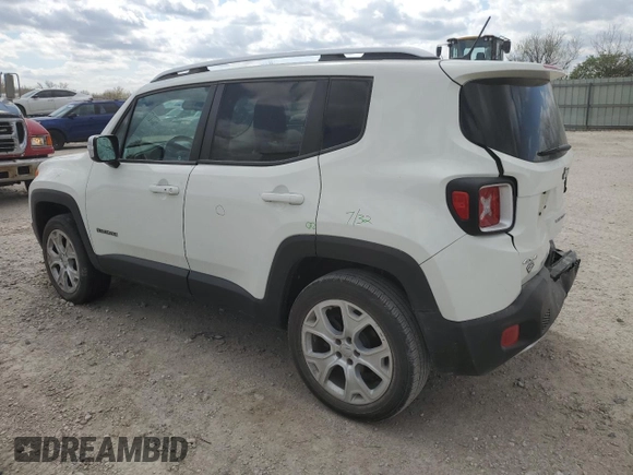 2015 Jeep Renegade Limited z VIN ZACCJBDTXFPB84988, wystawiony jako Copart lot #50721795 z przebiegiem 94 347 mil mil oraz Szkoda całkowita • Salvage title. Historia ofert i sprzedaży dostępna na DreamBid. Obrazek 2.