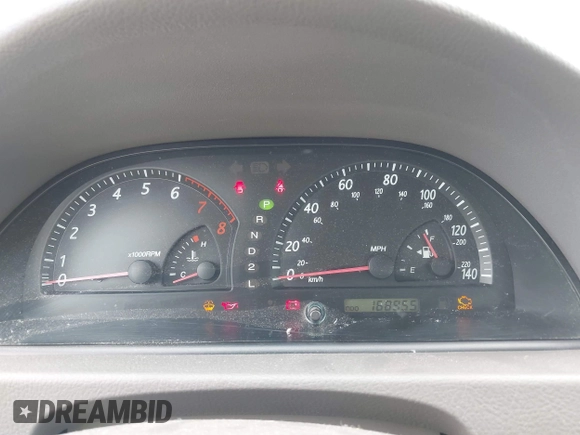 2002 Toyota Camry LE z VIN JTDBE32K220022434, wystawiony jako IAAI lot #42194752 z przebiegiem 168 955 mil mil oraz . Historia ofert i sprzedaży dostępna na DreamBid. Obrazek 7.