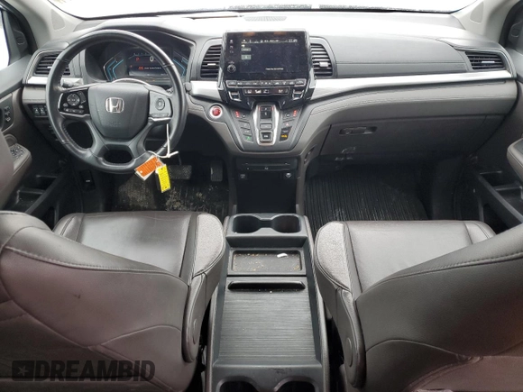 2020 Honda Odyssey Touring with VIN 5FNRL6H85LB045274, listed as a Copart auction lot 41745745 with 63,771 mi miles and Salvage title. Bid and sale history available at DreamBid. Image 8.