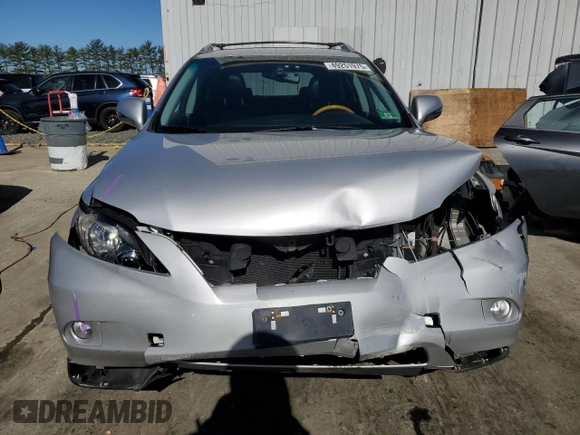 2010 Lexus RX 350 with VIN 2T2BK1BA1AC053033, listed as a Copart auction lot 49251975 with 90,377 mi miles and Salvage Title. Bid and sale history available at carsss.com. Image 5.