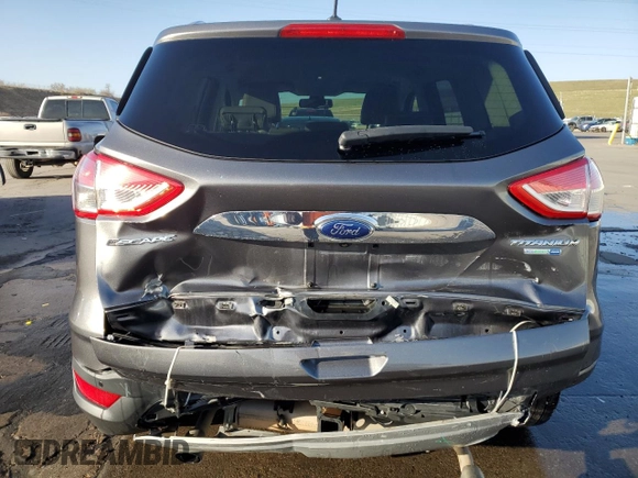 2014 Ford Escape Titanium with VIN 1FMCU9J93EUA77136, listed as a Copart auction lot 52454785 with 154,607 mi miles and Salvage Title. Bid and sale history available at carsss.com. Image 6.